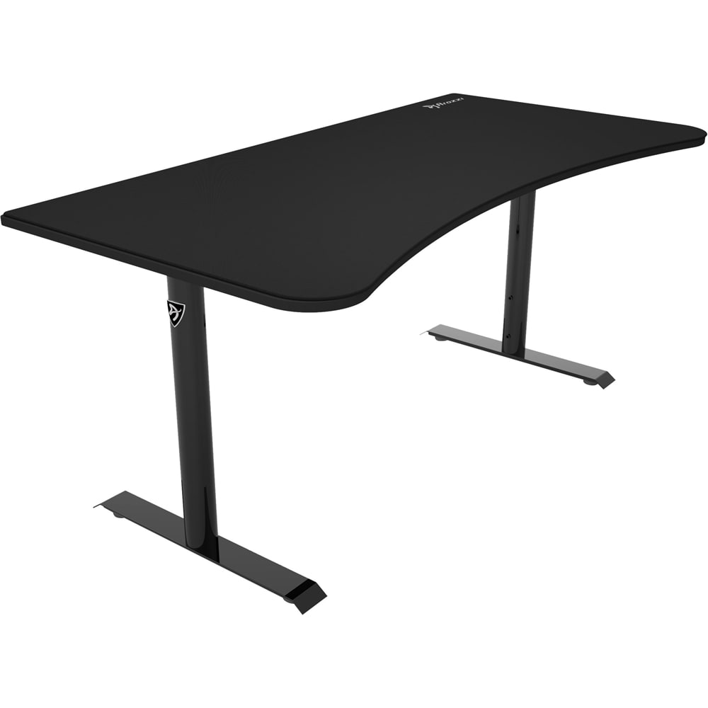 Arozzi - Arena Ultrawide Curved Gaming Desk - Pure Black_1