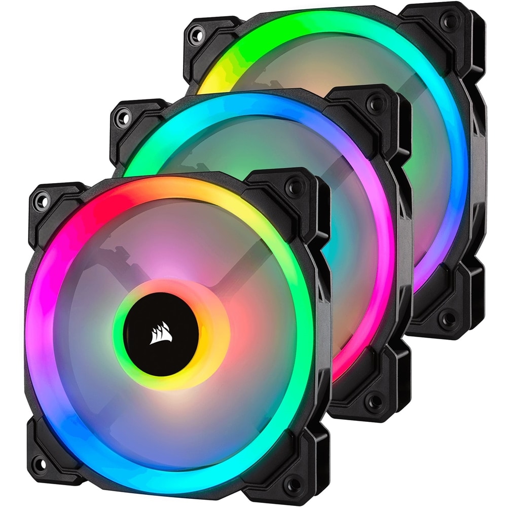 CORSAIR - LL Series 120mm Case Cooling Fan Kit with RGB lighting_2