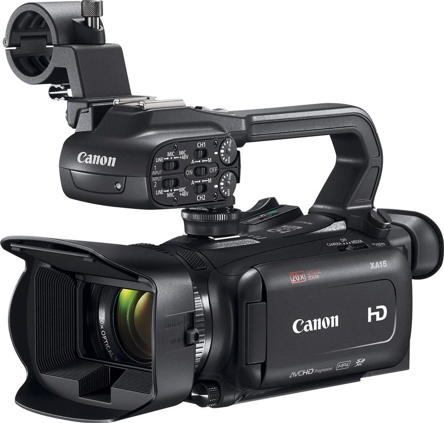 Canon - XA15 HD Flash Memory Premium Camcorder - Black_0