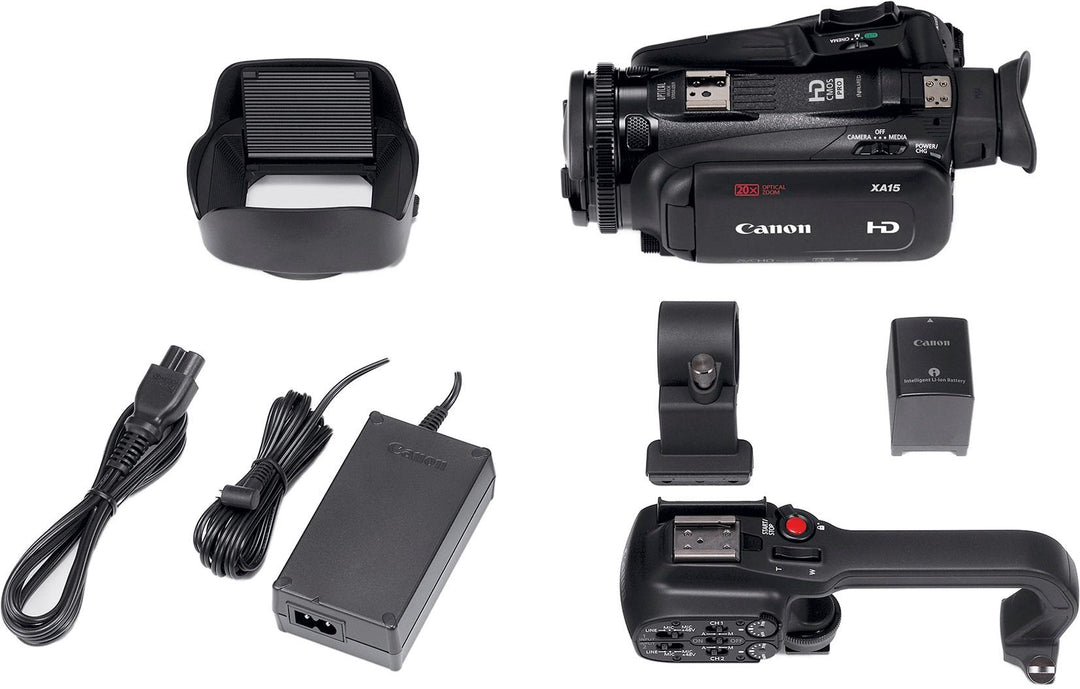 Canon - XA15 HD Flash Memory Premium Camcorder - Black_5