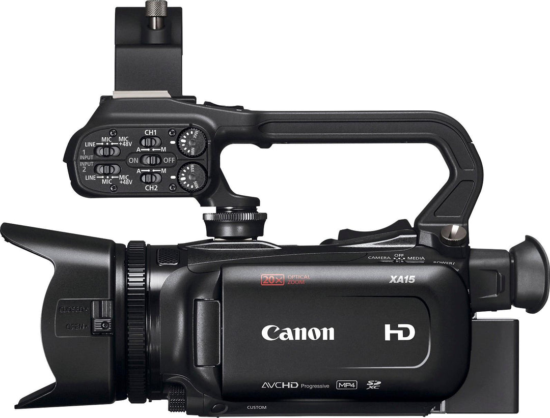 Canon - XA15 HD Flash Memory Premium Camcorder - Black_3