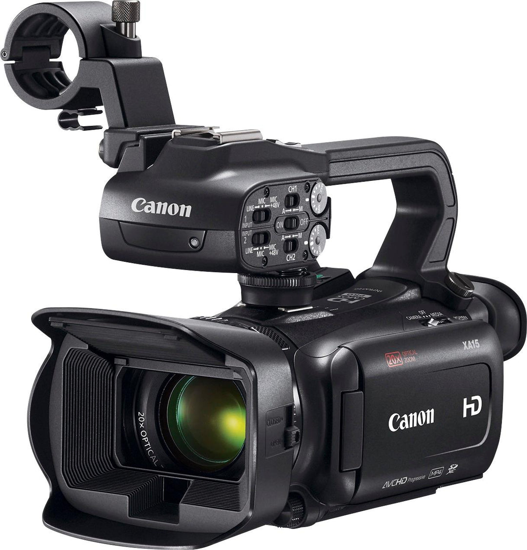 Canon - XA15 HD Flash Memory Premium Camcorder - Black_2