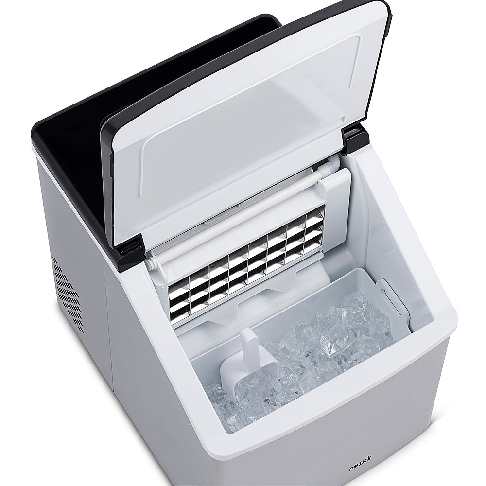 NewAir - 40-lb Clear Ice Maker - Stainless steel_5