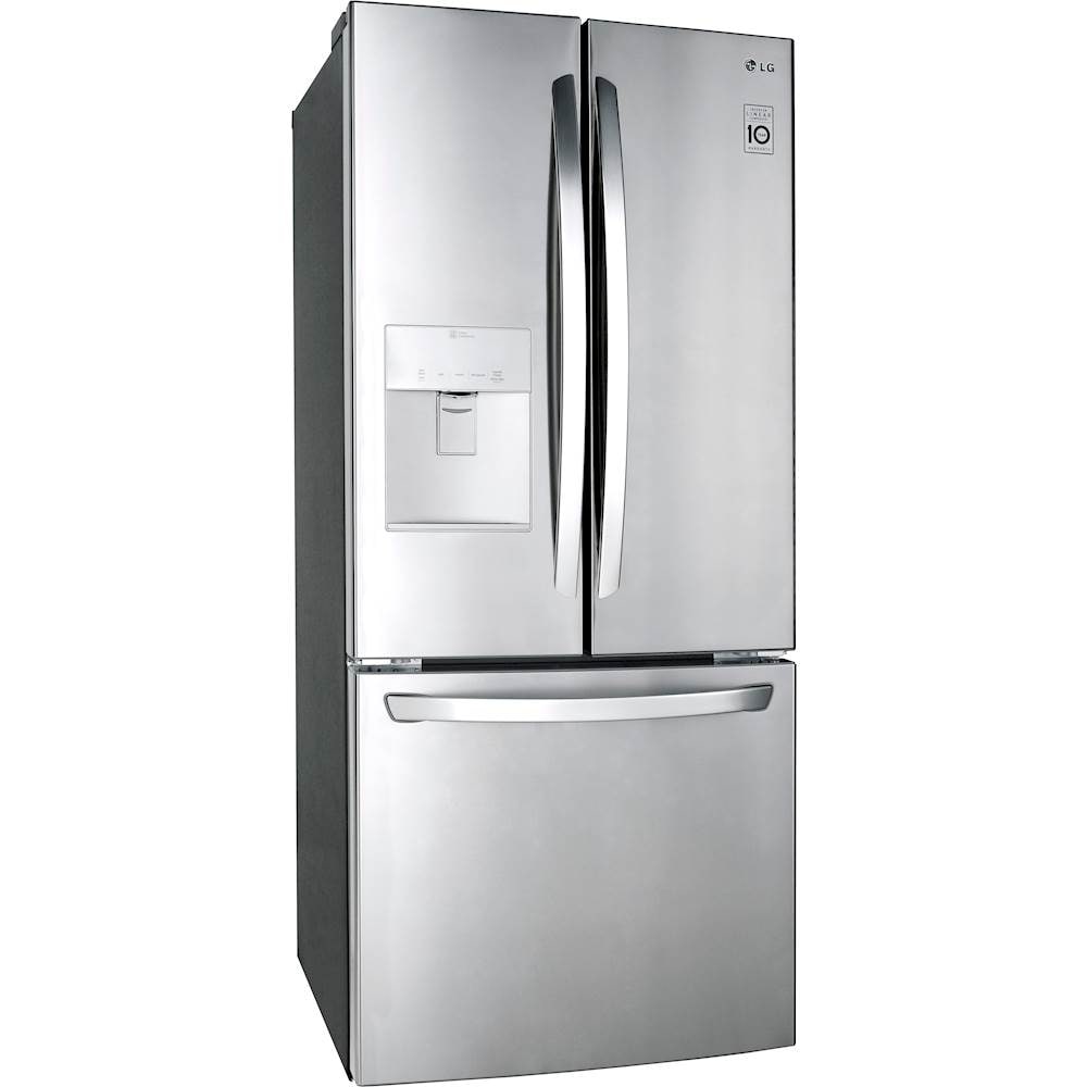 LG - 21.8 Cu. Ft. French Door Refrigerator - Stainless steel_1