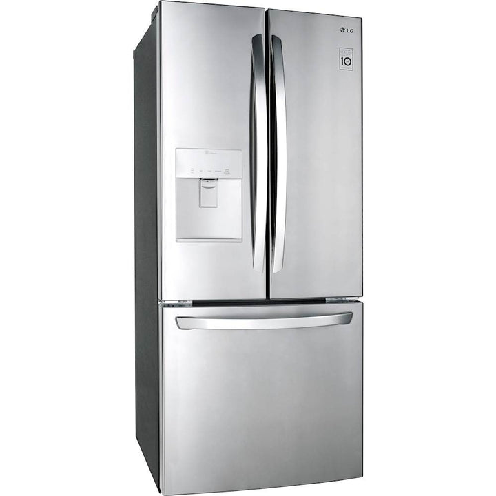 LG - 21.8 Cu. Ft. French Door Refrigerator - Stainless steel_1
