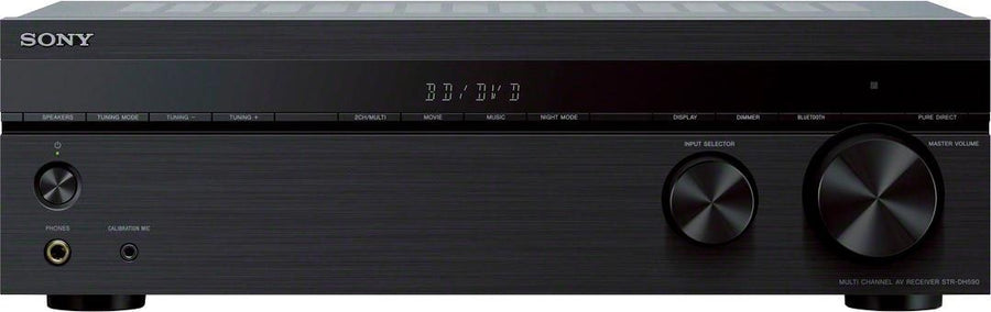 Sony - 725W 5.2-Ch. Hi-Res 4K Ultra HD A/V Home Theater Receiver - Black_0