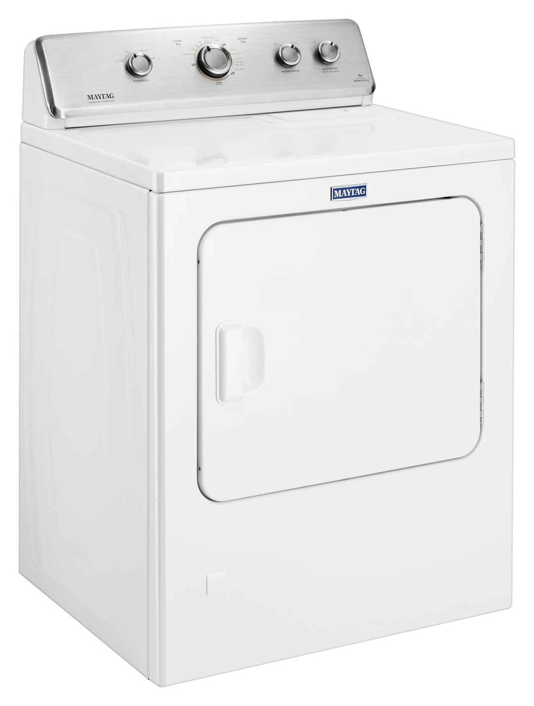 Maytag - 7 Cu. Ft. Electric Dryer with Wrinkle Control Option - White_3