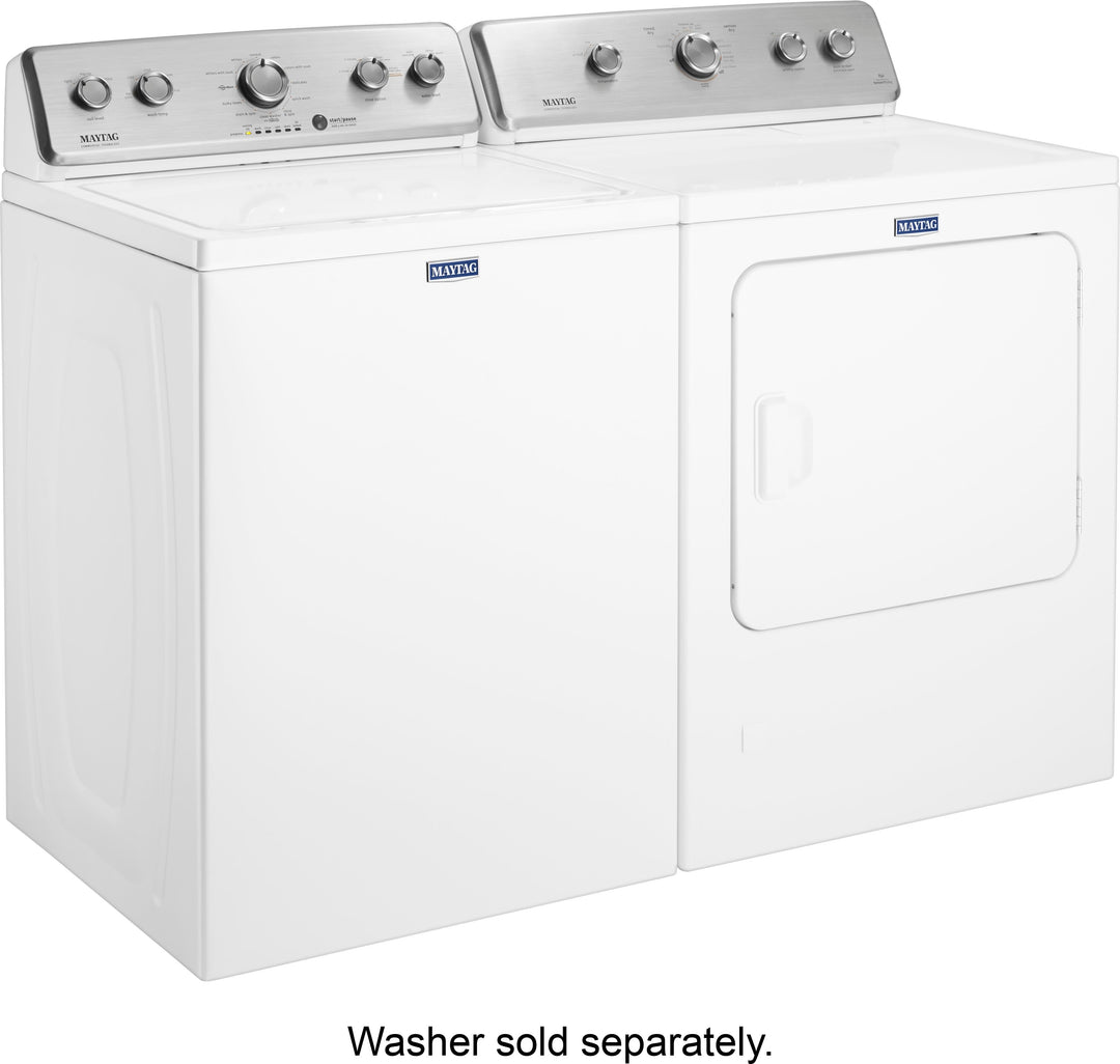 Maytag - 7 Cu. Ft. Electric Dryer with Wrinkle Control Option - White_7