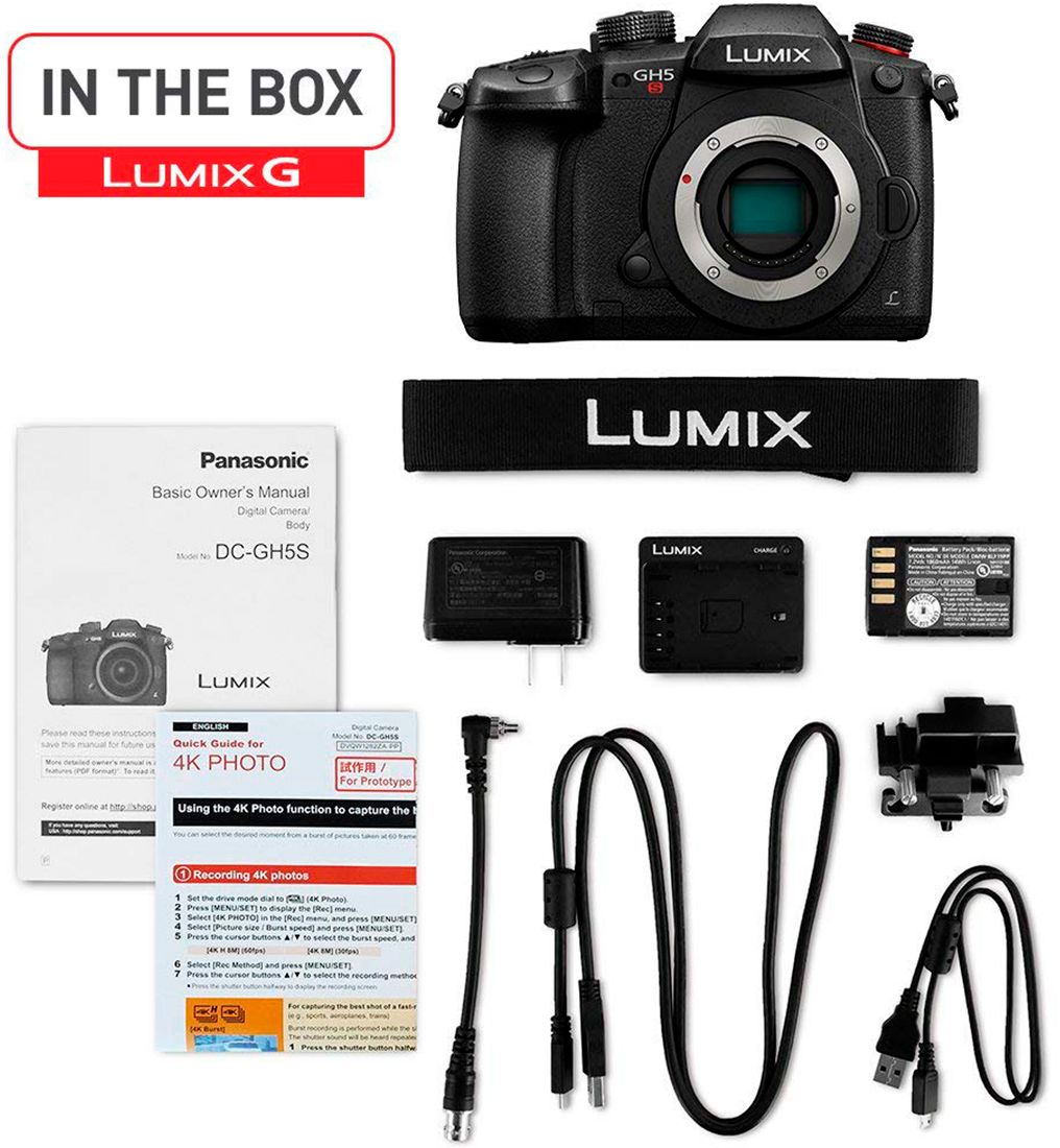 Panasonic - LUMIX GH5S Mirrorless 4K Photo Digital Camera (Body Only) - Black_5