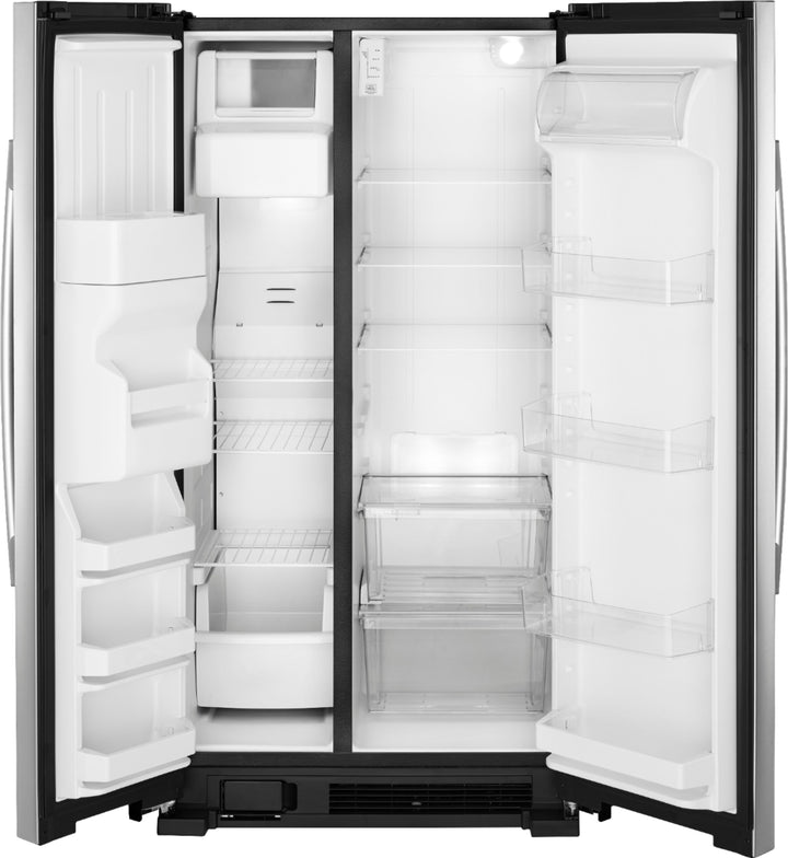 Amana - 24.5 Cu. Ft. Side-by-Side Refrigerator with Water and Ice Dispenser - Stainless steel_3