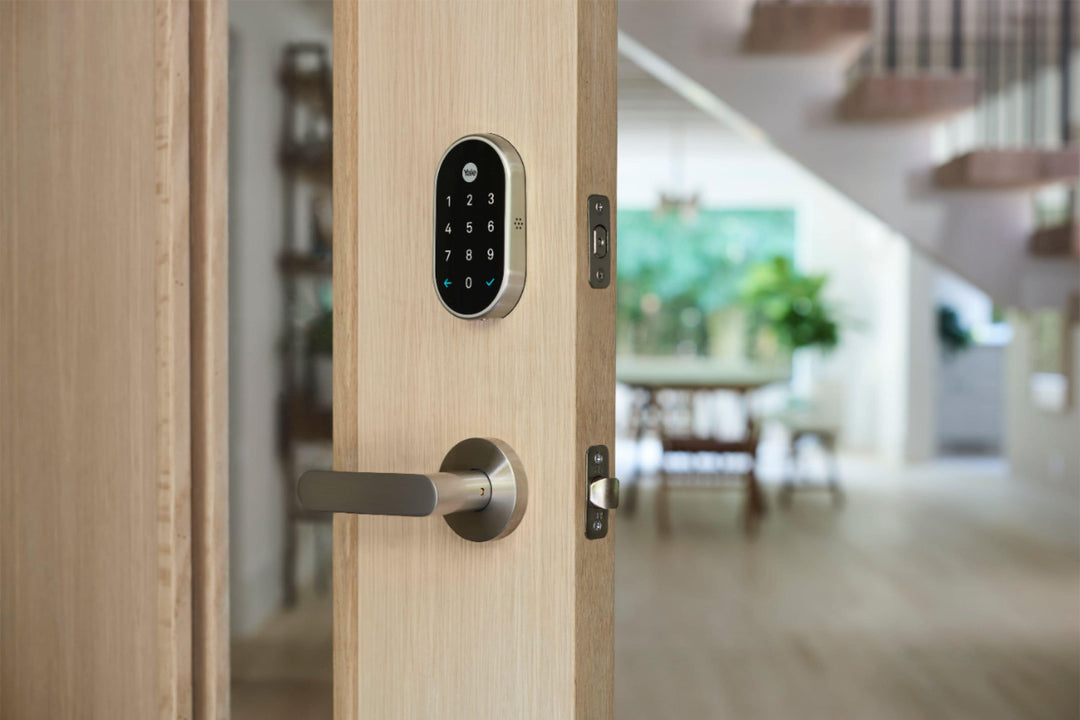 Nest x Yale - Smart Lock Wi-Fi Replacement Deadbolt with App/Keypad/Voice assistant Access - Satin Nickel_3