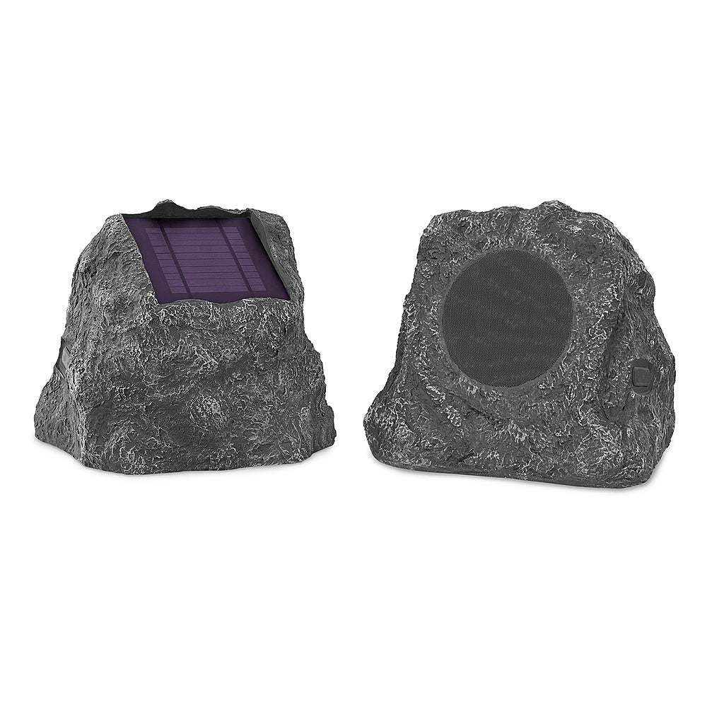 Innovative Technology - Portable Bluetooth Solar Charging Outdoor Speakers (2-Pack) - Gray_0