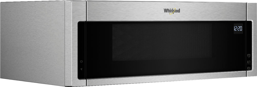 Whirlpool - 1.1 Cu. Ft. Low Profile Over-the-Range Microwave Hood Combination - Stainless steel_1