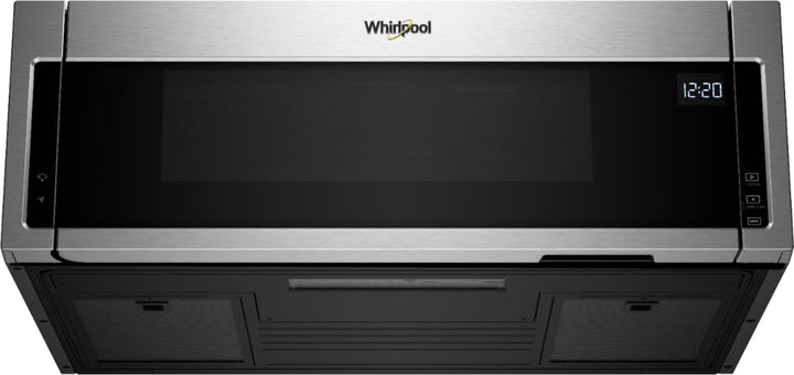 Whirlpool - 1.1 Cu. Ft. Low Profile Over-the-Range Microwave Hood Combination - Stainless steel_4