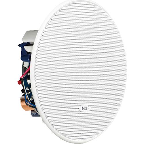 KEF - Ci-E Series 5-1/4" In-Ceiling Speaker (Each) - White_2