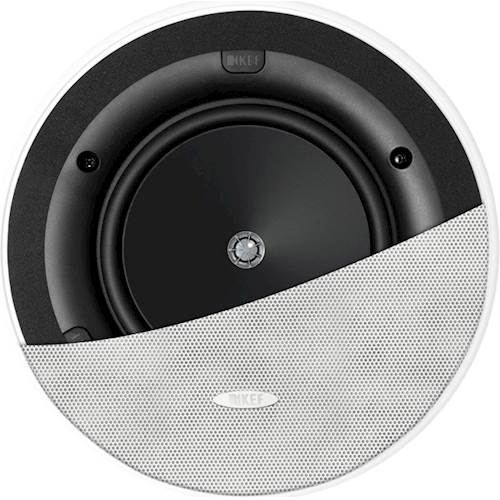 KEF - Ci-C Series 6-1/2" In-Ceiling Speaker (Each) - White_3