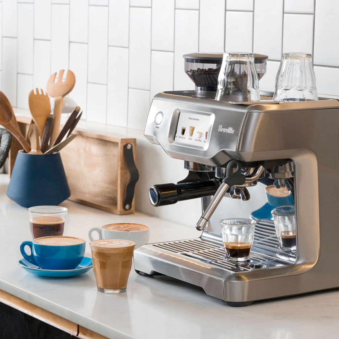 Breville - the Barista Touch Espresso Machine with 9 bars of pressure, Milk Frother and integrated grinder - Stainless Steel_6