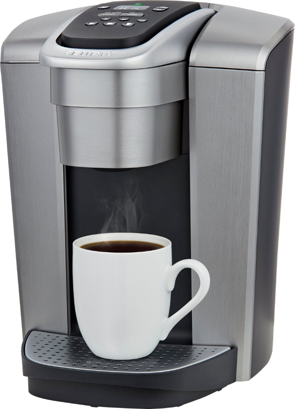 Keurig - K-Elite Single Serve K-Cup Pod Coffee Maker - Brushed Silver_1
