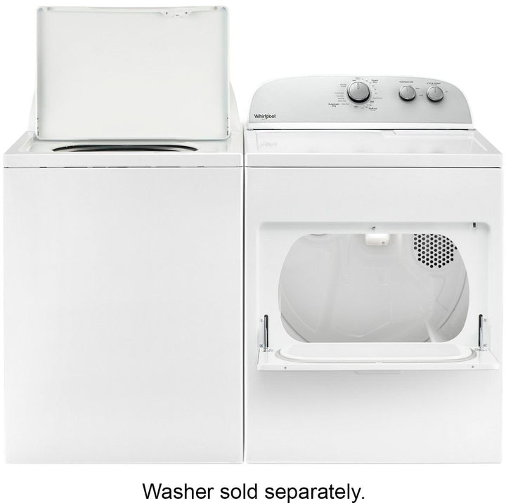 Whirlpool - 7 Cu. Ft. Electric Dryer with AutoDry Drying System - White_11