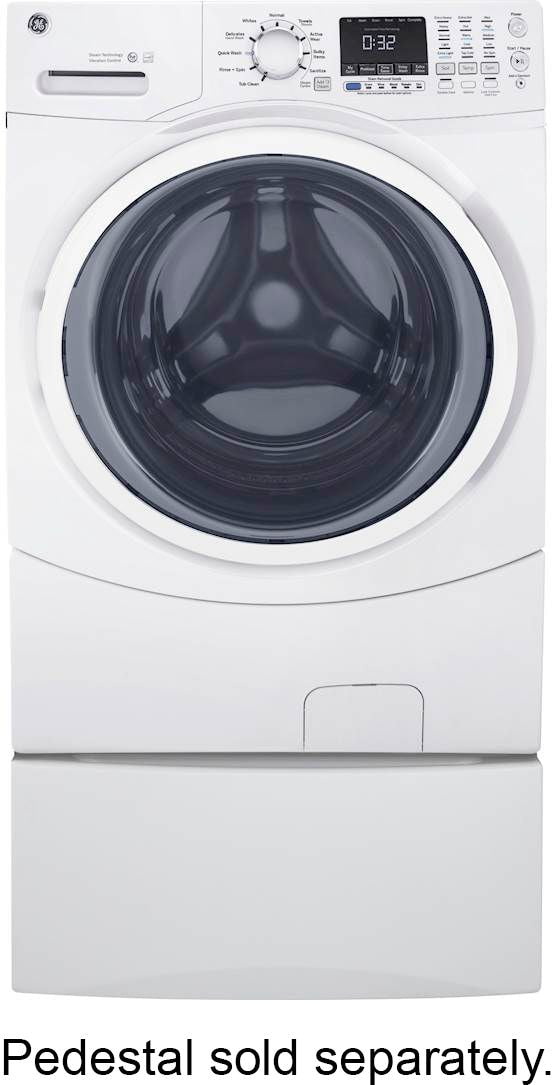 GE - 4.5 Cu. Ft. Stackable Front Load Washer - White_6