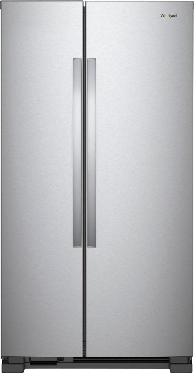 Whirlpool - 25.1 Cu. Ft. Side-by-Side Refrigerator - Stainless steel_0