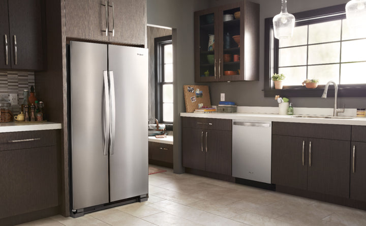 Whirlpool - 25.1 Cu. Ft. Side-by-Side Refrigerator - Stainless steel_4