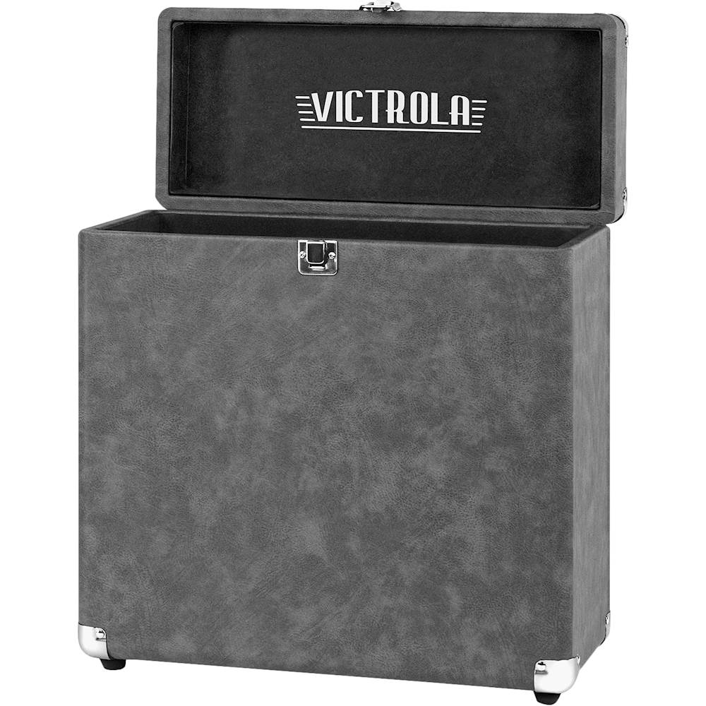 Victrola - Storage Case for Vinyl Turntable Records - Gray_2