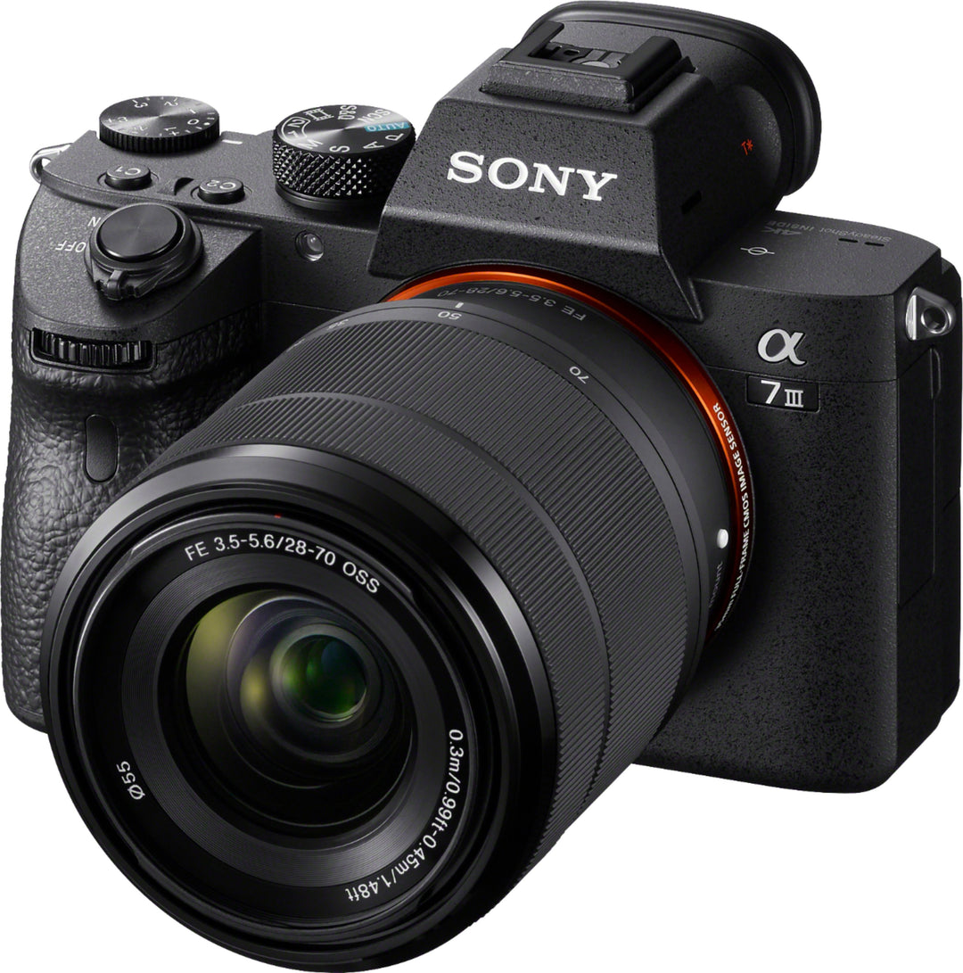 Sony - Alpha a7 III Mirrorless [Video] Camera with FE 28-70 mm F3.5-5.6 OSS Lens - Black_1