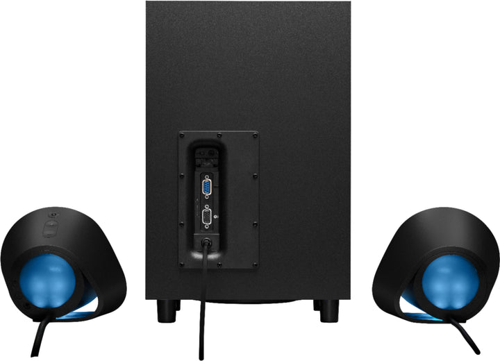 Logitech - G560 LIGHTSYNC 2.1 Bluetooth Gaming Speakers with Game Driven RGB Lighting (3-Piece) - Black_4