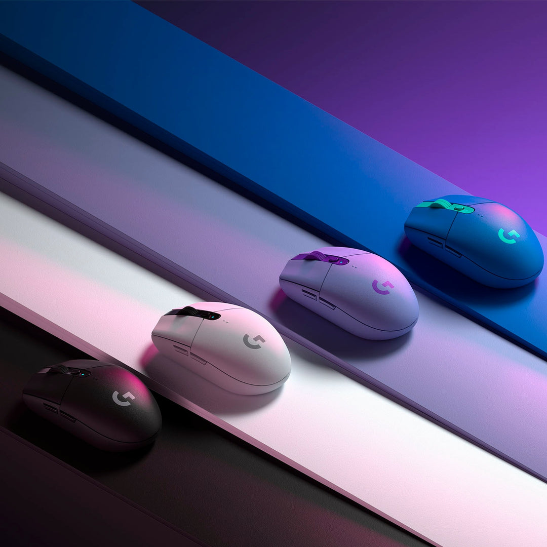 Logitech - G305 LIGHTSPEED Wireless Optical Gaming Mouse with 6 Programmable Button 12,000 DPI HERO Sensor - White_2