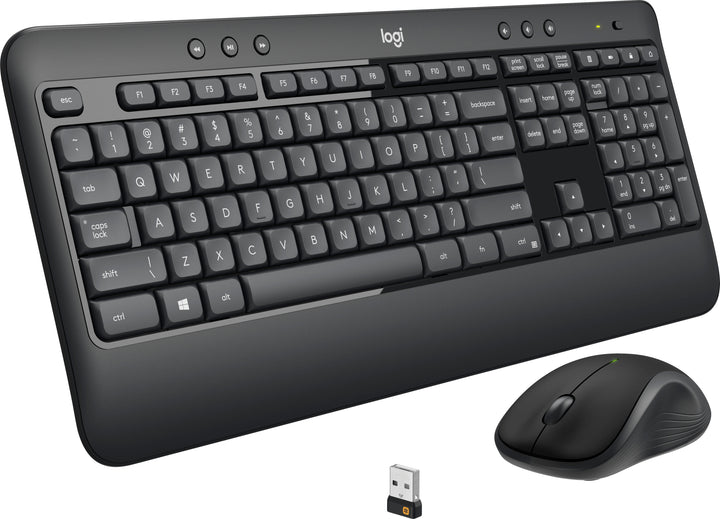 Logitech - MK540 Full-size Advanced Wireless Scissor Keyboard and Mouse Bundle - Black_0