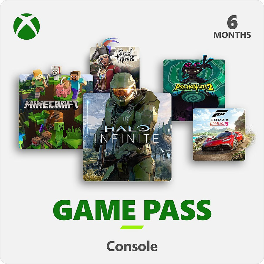 Microsoft - Xbox Game Pass for Console - 6 Month Digital Code [Digital]_0