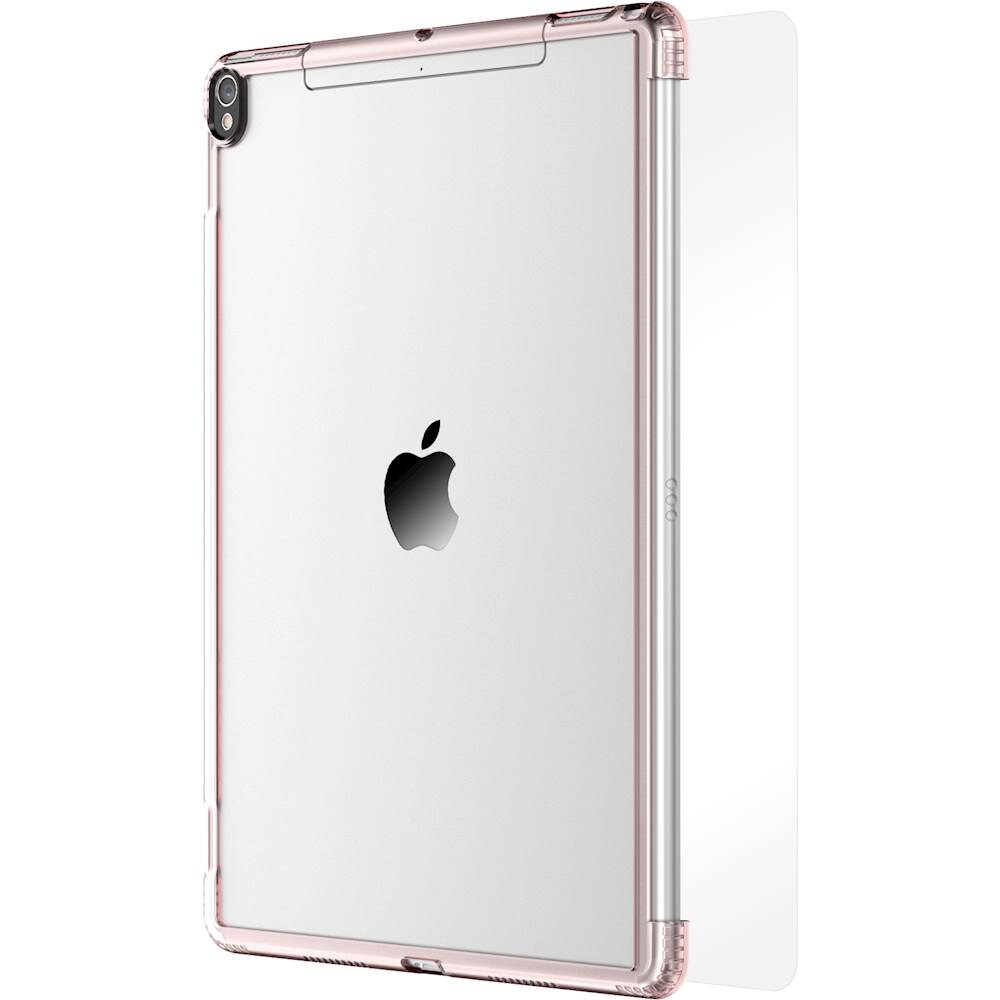 SaharaCase - Clear Case with Glass Screen Protector for Apple® iPad® Pro 12.9" - Clear Rose Gold_1