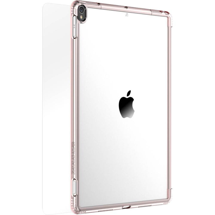 SaharaCase - Clear Case with Glass Screen Protector for Apple® iPad® Pro 12.9" - Clear Rose Gold_2