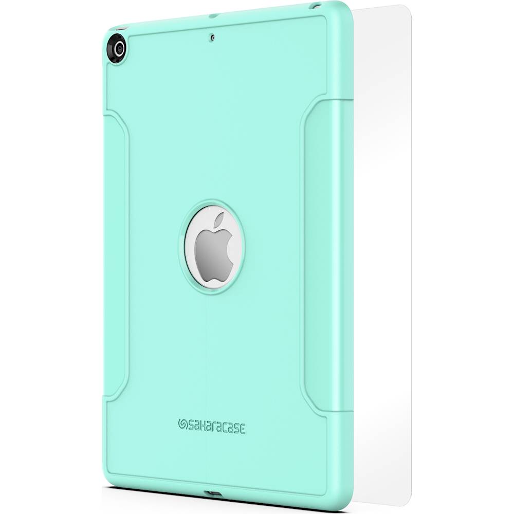 SaharaCase - Classic Case with Glass Screen Protector for Apple® iPad® 9.7" with Glass Screen - Aqua_1