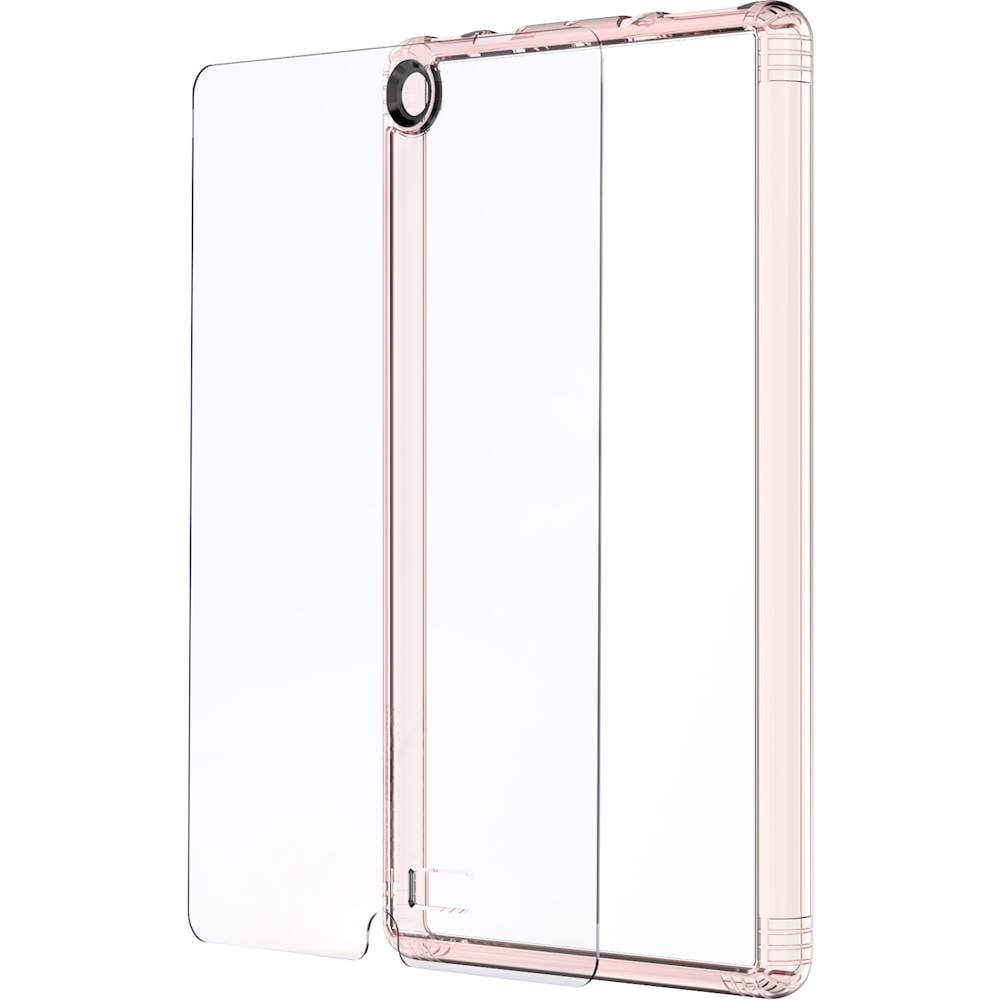 SaharaCase - Clear Case with Glass Screen Protector for Amazon Kindle Fire 7 (2017/2019) - Clear Rose Gold_5