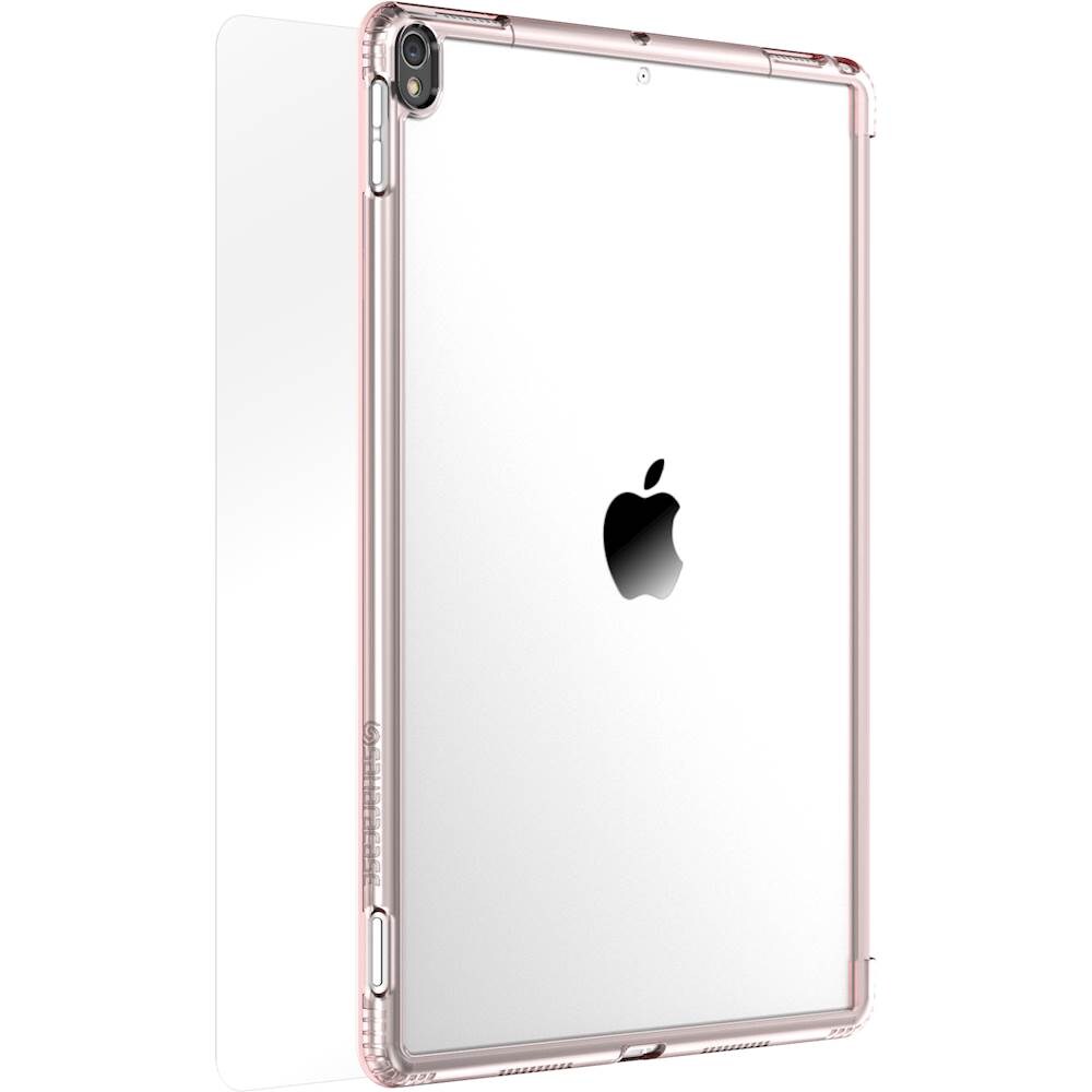 SaharaCase - Clear Case with Glass Screen Protector for Apple® iPad® Pro 10.5" and iPad® Air 10.5" (2019) - Clear Rose Gold_2