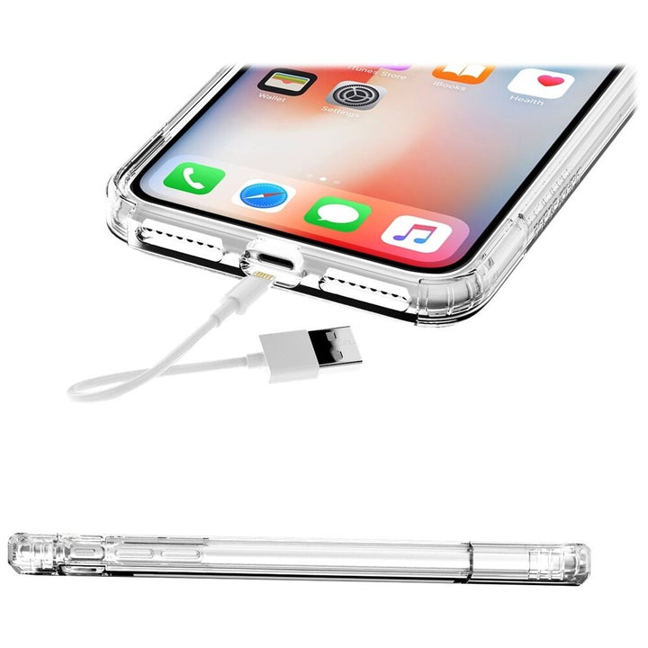 SaharaCase - Inspire Case with Glass Screen Protector for Apple® iPhone® X and XS - Clear_3