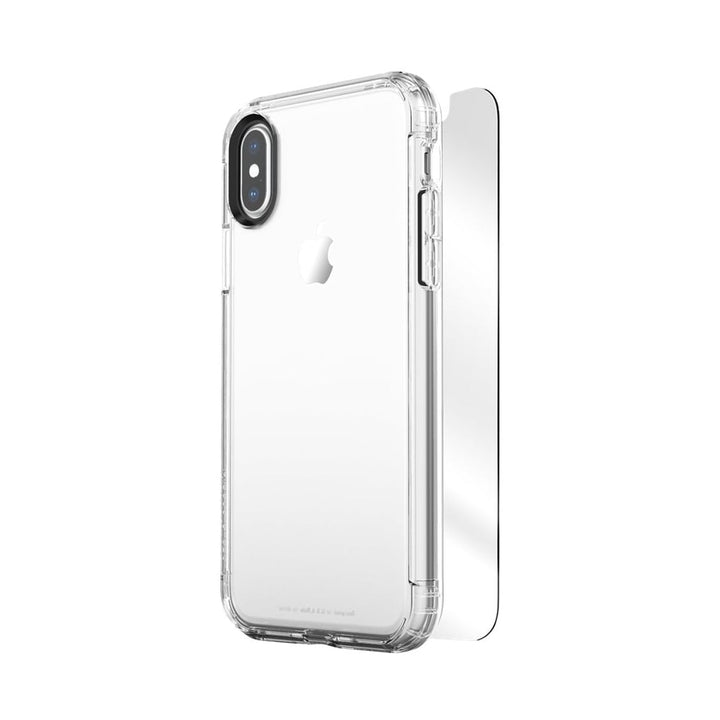 SaharaCase - Inspire Case with Glass Screen Protector for Apple® iPhone® X and XS - Clear_2