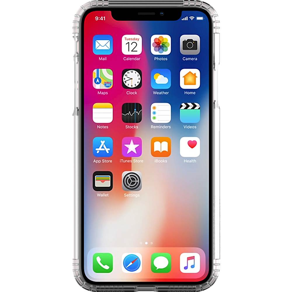 SaharaCase - OnlyCase Series Case for Apple® iPhone® X and XS - Clear Crystal_3