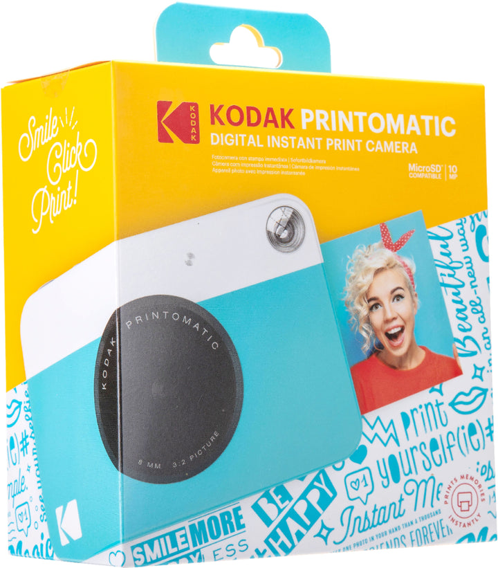 Kodak - PRINTOMATIC 10.0-Megapixel Instant Digital Camera - Blue_9