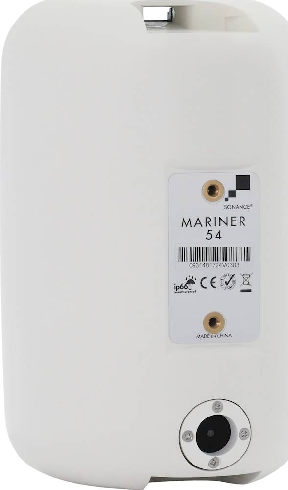 Sonance - MARINER 54 WHITE - Mariner Series 5-1/4" 2-Way Outdoor Surface Mount Speakers (Pair) - White_3