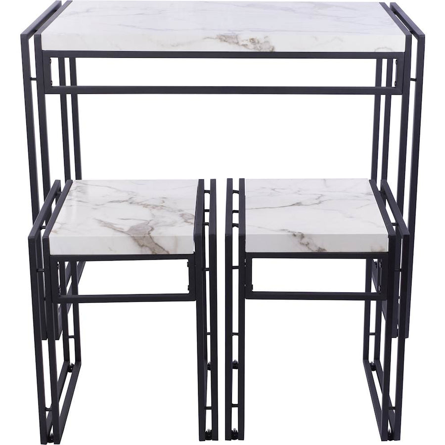 ürb SPACE - Urban Small Dining Table Set - Black With White_0