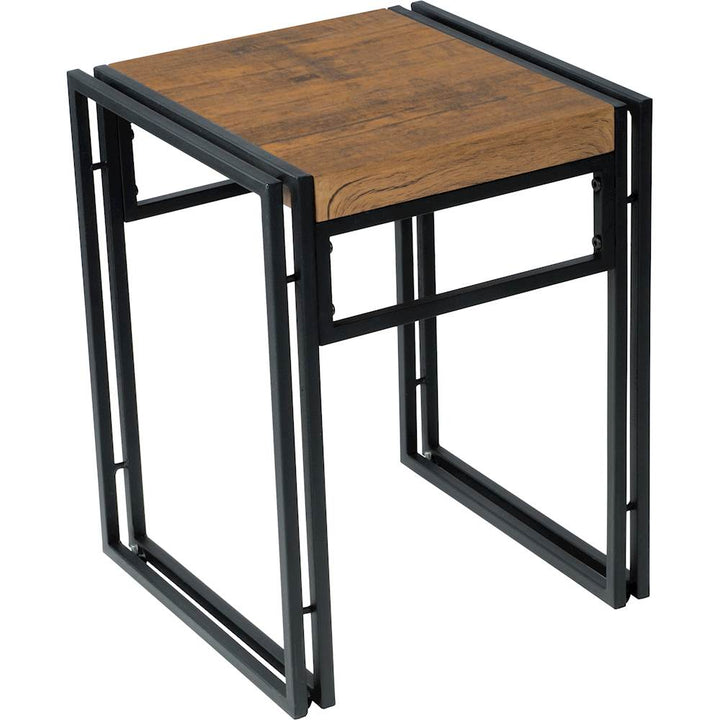 ürb SPACE - Urban Small Dining Table Set - Black With Brown_6