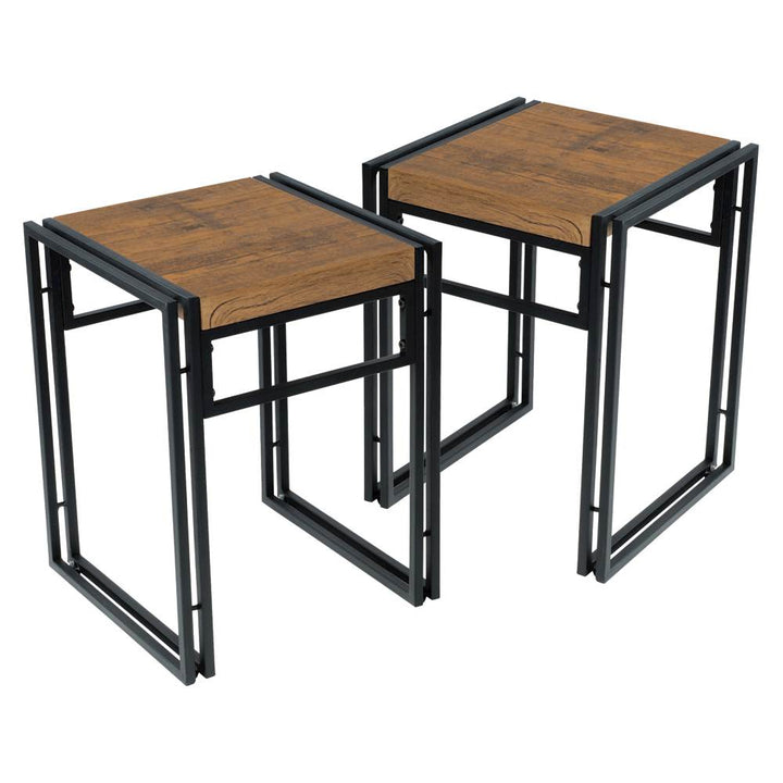 ürb SPACE - Urban Small Dining Table Set - Black With Brown_5