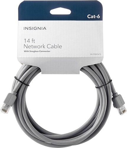 Insignia™ - 14' Cat-6 Ethernet Cable - Gray_1
