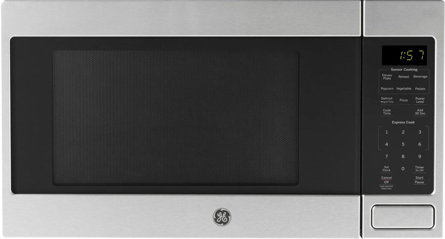 GE - 1.6 Cu. Ft. Microwave with Sensor Cooking - Stainless steel_0