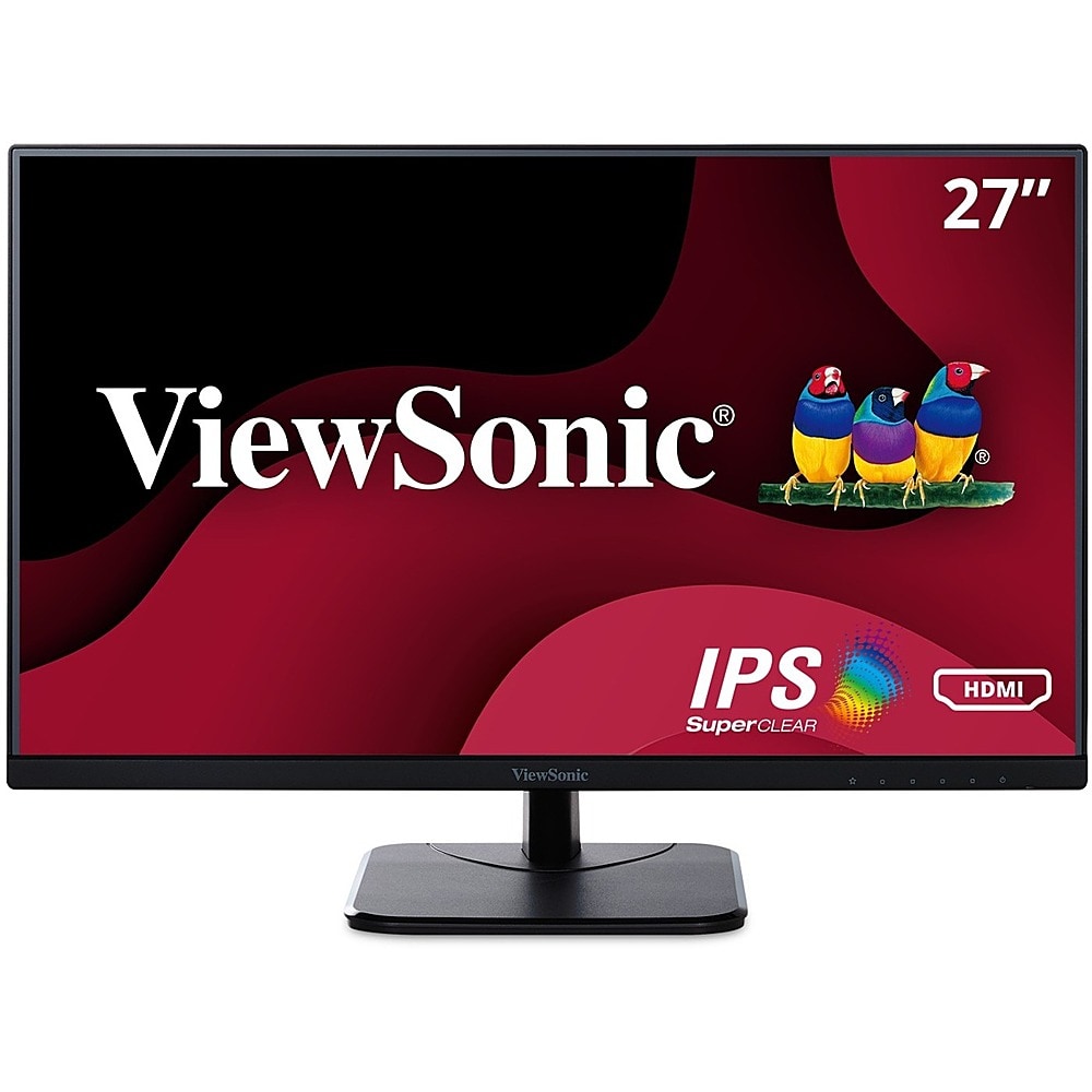 ViewSonic - 27 LCD FHD Monitor (DisplayPort VGA, HDMI) - Black_0