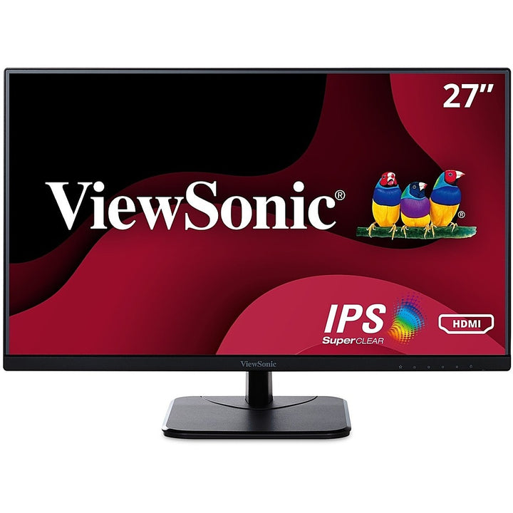 ViewSonic - 27 LCD FHD Monitor (DisplayPort VGA, HDMI) - Black_0