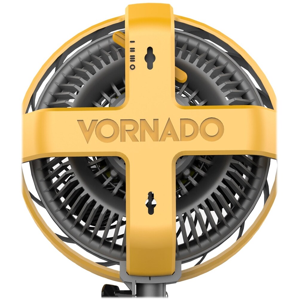 Vornado - Vortex 7.2" Pedestal Fan - Black/Yellow_3